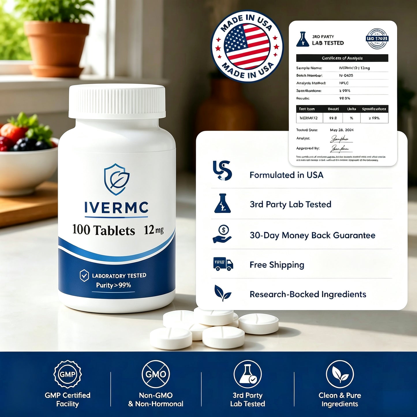 Ivermc 12mg-100tables